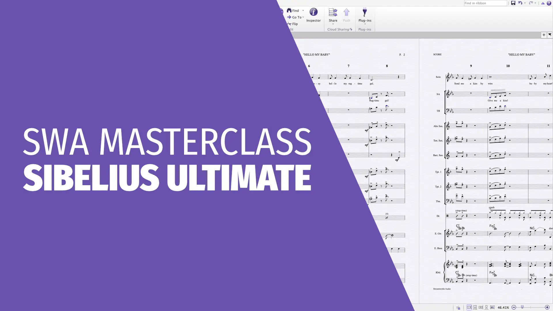 SWA Masterclass Sibelius Ultimate